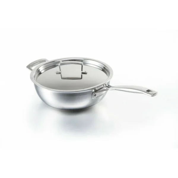 Sauteuse Du Chef Inox 24 Cm Avec Couvercle Le Creuset soldes ligne 1