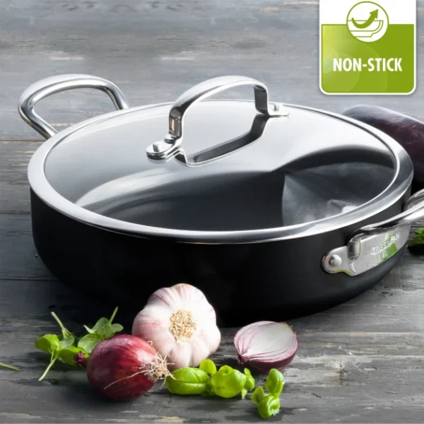 économies garanties Sauteuse En Céramique 30 Cm Et Son Couvercle, Collection BARCELONA PRO GreenPan™ 1