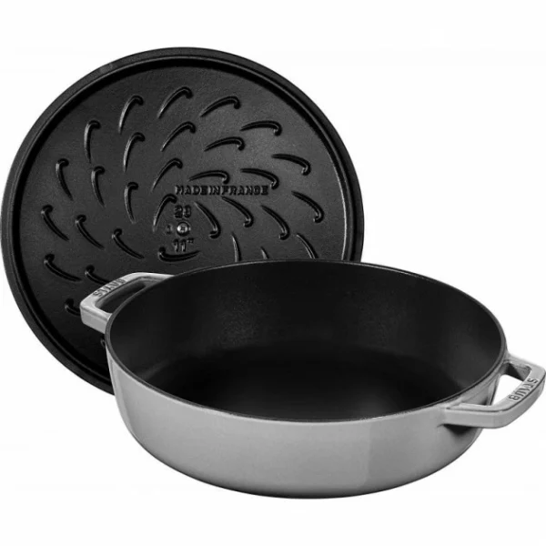 De super promotions disponibles Sauteuse En Fonte Chistera 24 Cm Gris Graphite Staub 3