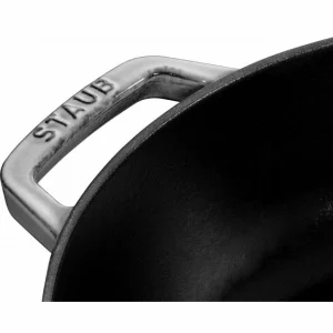 De super promotions disponibles Sauteuse En Fonte Chistera 24 Cm Gris Graphite Staub 17