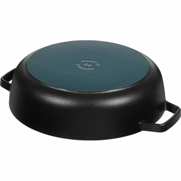 vente pas cher Sauteuse En Fonte Chistera 24 Cm Noir Staub 5