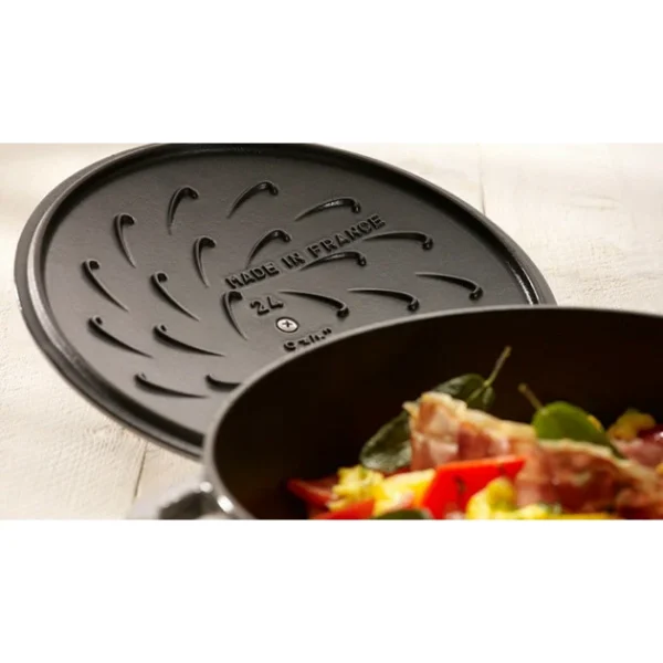 vente pas cher Sauteuse En Fonte Chistera 24 Cm Noir Staub 8