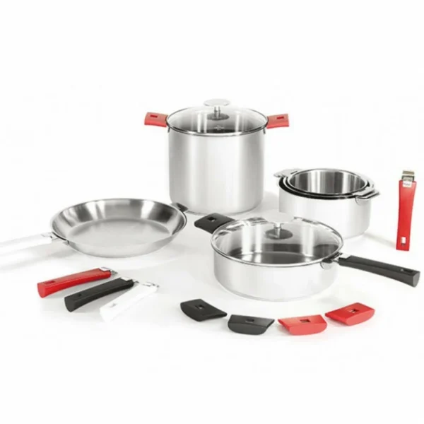 économies garanties Sauteuse Mutine Ø 24 Cm Manche Amovible Inox Cristel 4