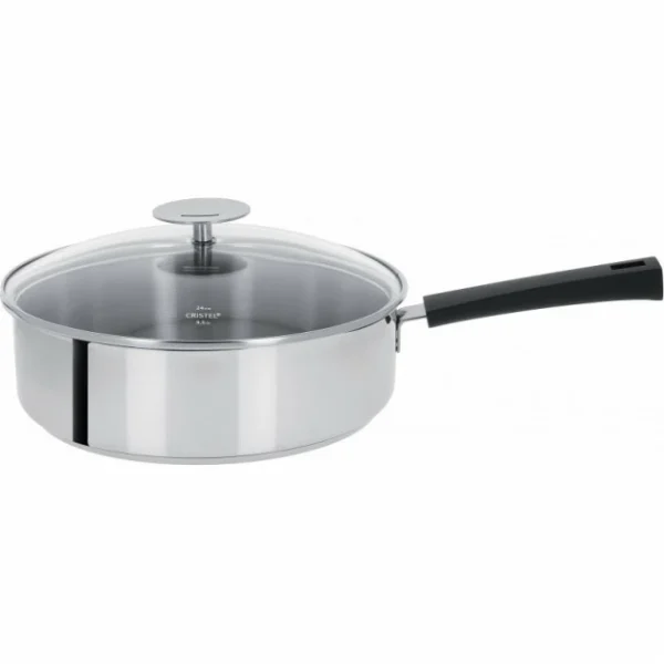 pas cher en vente Sauteuse Mutine Ø 24 Cm Manche Fixe Inox Cristel 1