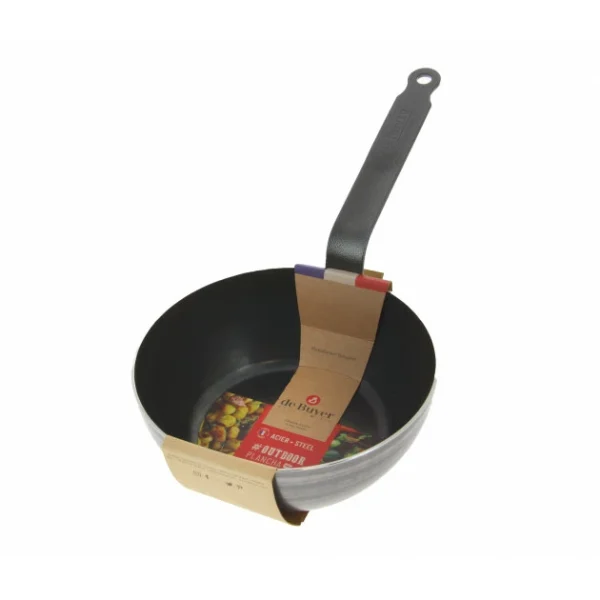 en vente Sauteuse Paysanne Tôle Bleue Ø 20 Cm Outdoor De Buyer 3