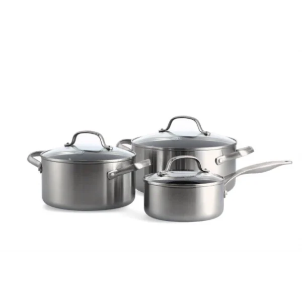 dernières Set De 3 Pièces : Casserole 16 Cm + Faitout 20 Et 24cm Collection GENEVA GreenPan™ 1