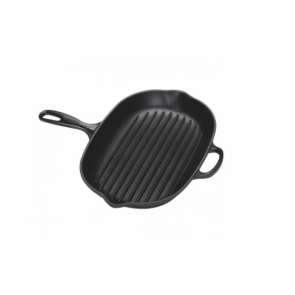 garantie de qualité Skillet Grill Fonte Ovale Noir 32 Cm Le Creuset 1