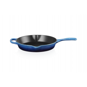 Skillet Rond Profond 26cm En Fonte Azur Le Creuset meilleur service 10