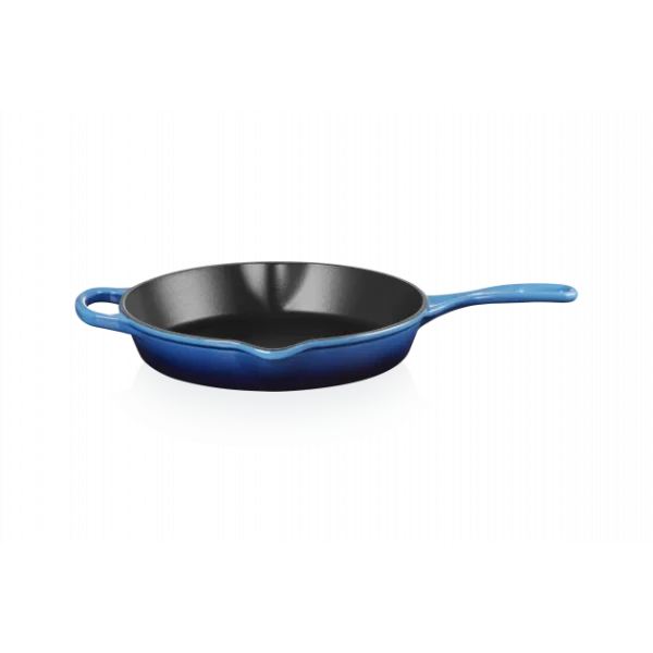 Skillet Rond Profond 26cm En Fonte Azur Le Creuset meilleur service 4
