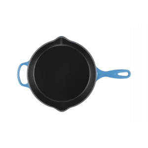 Skillet Rond Profond 26cm En Fonte Azur Le Creuset meilleur service 12