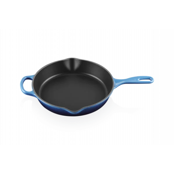 Skillet Rond Profond 26cm En Fonte Azur Le Creuset meilleur service 1