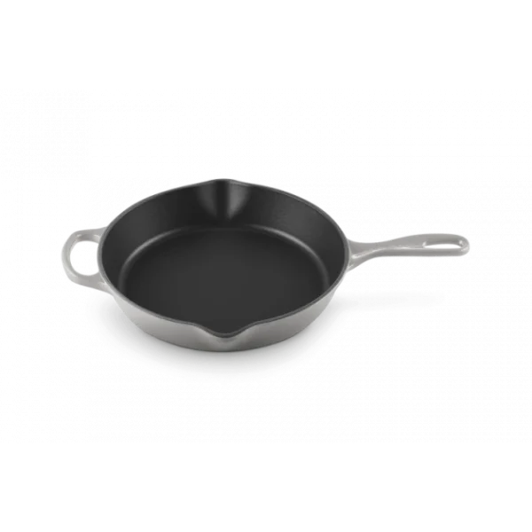 en ligne Skillet Rond Profond 26cm En Fonte Mist Grey Le Creuset 4