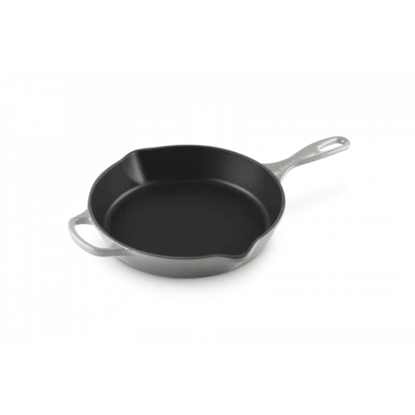 en ligne Skillet Rond Profond 26cm En Fonte Mist Grey Le Creuset 1