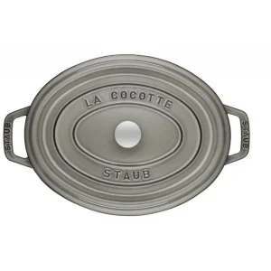 en vente STAUB Cocotte Fonte Ovale 17 Cm Gris Graphite 1 L 8