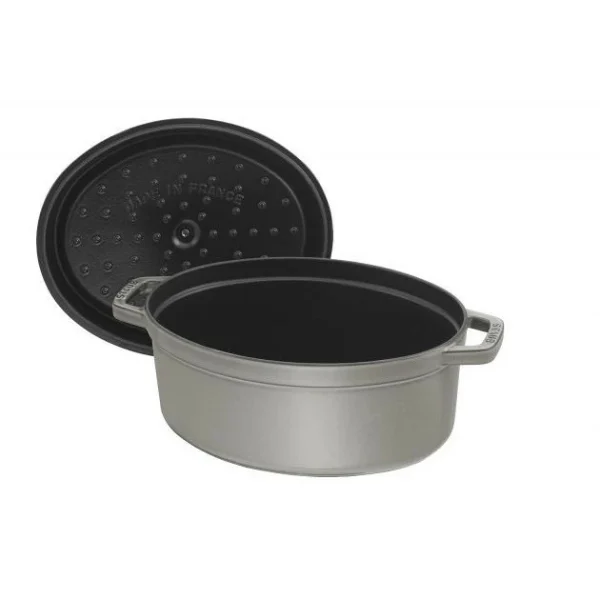en vente STAUB Cocotte Fonte Ovale 17 Cm Gris Graphite 1 L 5