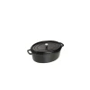 a Prix Discount STAUB Cocotte Fonte Ovale 17 Cm Noir Mat 1 L 8