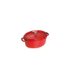 soldes STAUB Cocotte Fonte Ovale 23 Cm Rouge Cerise 2,35 L 19