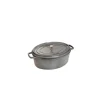 STAUB Cocotte Fonte Ovale 29 Cm Gris Graphite 4,2 L REMISE 10