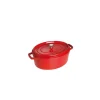 STAUB Cocotte Fonte Ovale 29 Cm Rouge Cerise 4,2 L Protections acheteurs 8