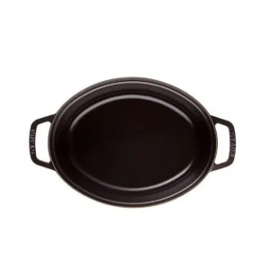 STAUB Cocotte Fonte Ovale 31 Cm Noir Mat 5,5 L magasin pas cher 9