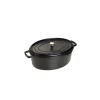 STAUB Cocotte Fonte Ovale 33 Cm Noir Mat 6,7 L grossiste 17