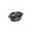 boutiqued en ligne STAUB Cocotte Fonte Ovale 33 Cm Vert Basilic Majolique 6,7 L 22