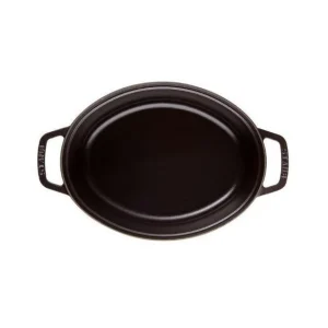 Top ventes STAUB Cocotte Fonte Ovale 41 Cm Noir Mat 12 L 9