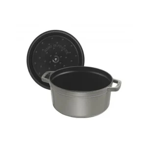 STAUB Cocotte Fonte Ronde 12 Cm Gris Graphite 0,4 L nouvelle saison 7