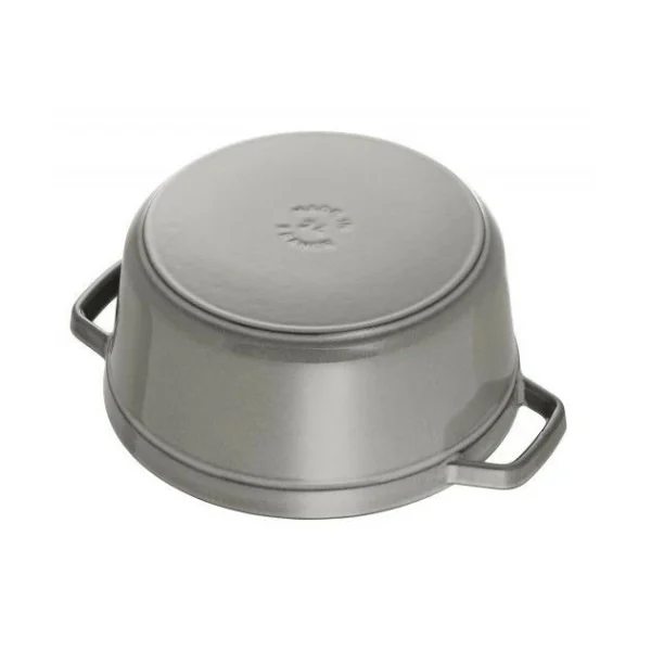 STAUB Cocotte Fonte Ronde 12 Cm Gris Graphite 0,4 L nouvelle saison 4