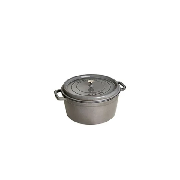 STAUB Cocotte Fonte Ronde 12 Cm Gris Graphite 0,4 L nouvelle saison 1