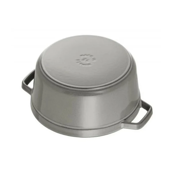 STAUB Cocotte Fonte Ronde 14 Cm Gris Graphite 0,8 L à prix imbattables 4