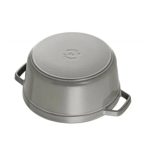 STAUB Cocotte Fonte Ronde 16 Cm Gris Graphite 1,2 L grand choix 4