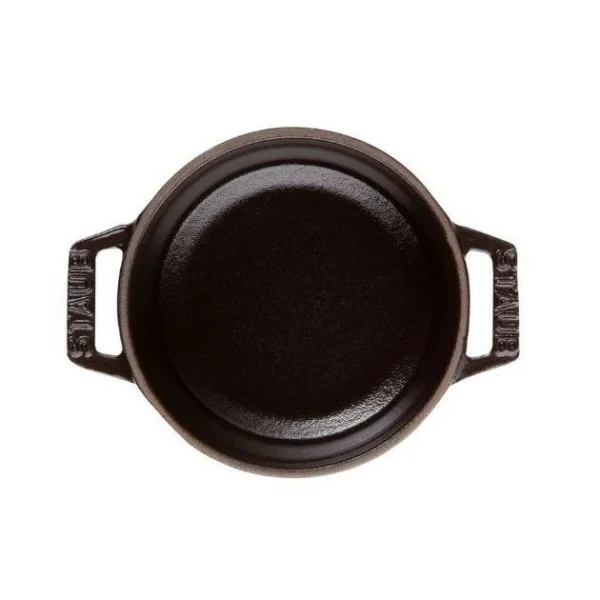 STAUB Cocotte Fonte Ronde 16 Cm Noir Mat 1,2 L france en ligne 3