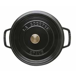 magasin STAUB Cocotte Fonte Ronde 20 Cm Noir Mat 2,2 L 6