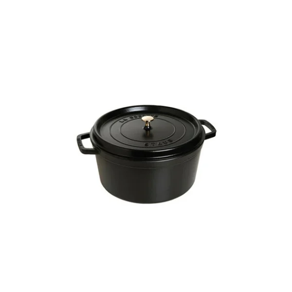 magasin STAUB Cocotte Fonte Ronde 20 Cm Noir Mat 2,2 L 1