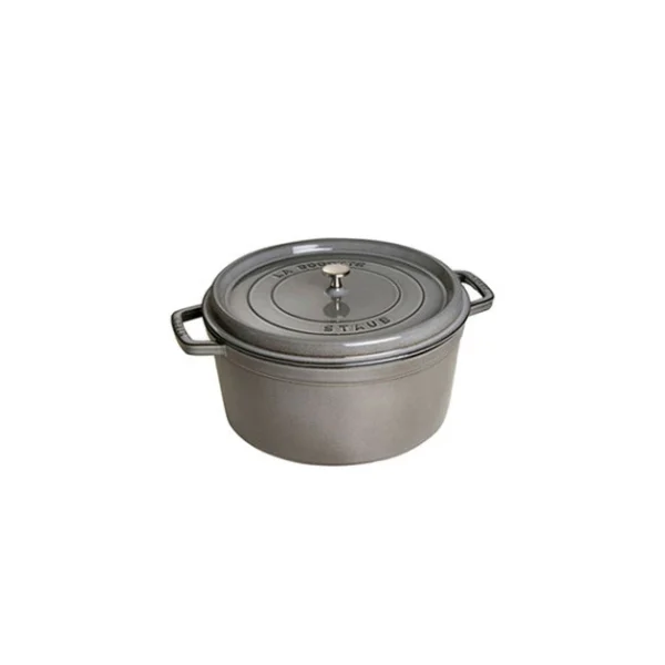 Livraison gratuite STAUB Cocotte Fonte Ronde 22 Cm Gris Graphite 2,6 L 1