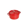 magasin en ligne france STAUB Cocotte Fonte Ronde 22 Cm Rouge Cerise 2,6 L 17