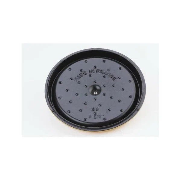 outlet soldes STAUB Cocotte Fonte Ronde 24 Cm Gris Graphite 3,8 L 4