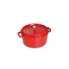 STAUB Cocotte Fonte Ronde 24 Cm Rouge Cerise 3,8 L qualité supérieure 37