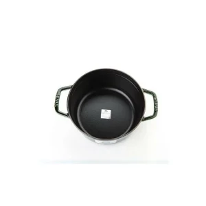 meilleure qualité STAUB Cocotte Fonte Ronde 24 Cm Vert Basilic Majolique 3,8 L 7