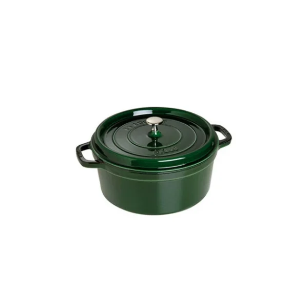 meilleure qualité STAUB Cocotte Fonte Ronde 24 Cm Vert Basilic Majolique 3,8 L 1