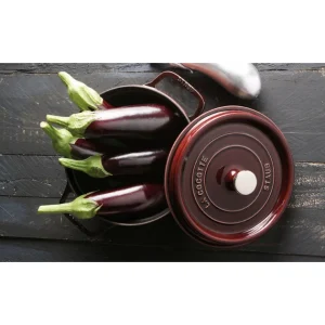 REMISE allant STAUB Cocotte Fonte Ronde 26 Cm Grenadine Majolique 5,2 L 8