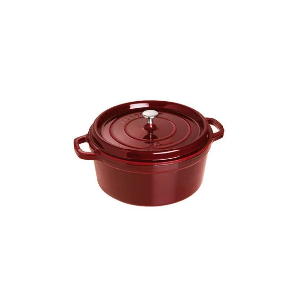 REMISE allant STAUB Cocotte Fonte Ronde 26 Cm Grenadine Majolique 5,2 L 1