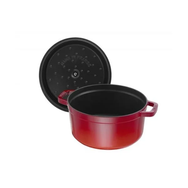 STAUB Cocotte Fonte Ronde 26 Cm Rouge Cerise 5,2 L Dernières Nouveautés 5