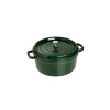 france en ligne STAUB Cocotte Fonte Ronde 26 Cm Vert Basilic Majolique 5,2 L 17