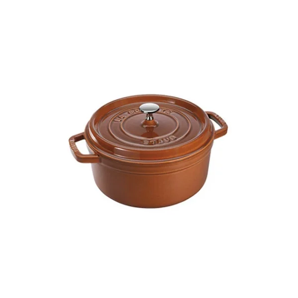 STAUB Cocotte Fonte Ronde 28 Cm Cannelle Majolique 6,7 L magasin 1