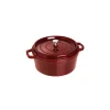 Distributeur Officiel STAUB Cocotte Fonte Ronde 28 Cm Grenadine Majolique 6,7 L 17