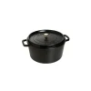 STAUB Cocotte Fonte Ronde 28 Cm Noir Mat 6,7 L outlet soldes 19