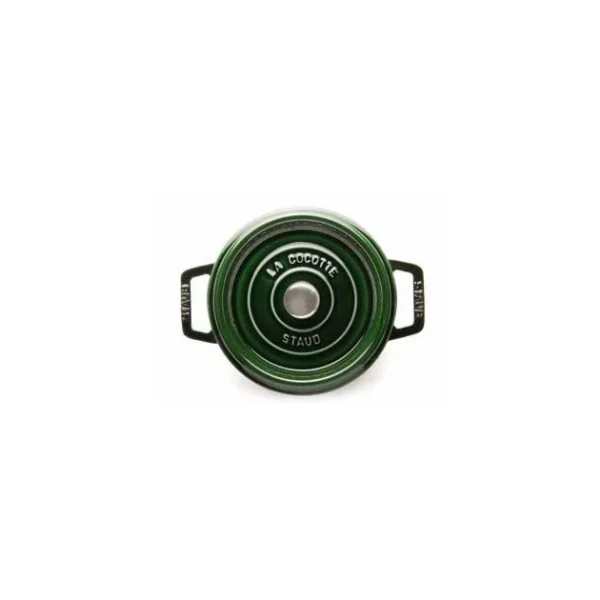 ﻿soldes STAUB Cocotte Fonte Ronde 28 Cm Vert Basilic Majolique 6,7 L 3