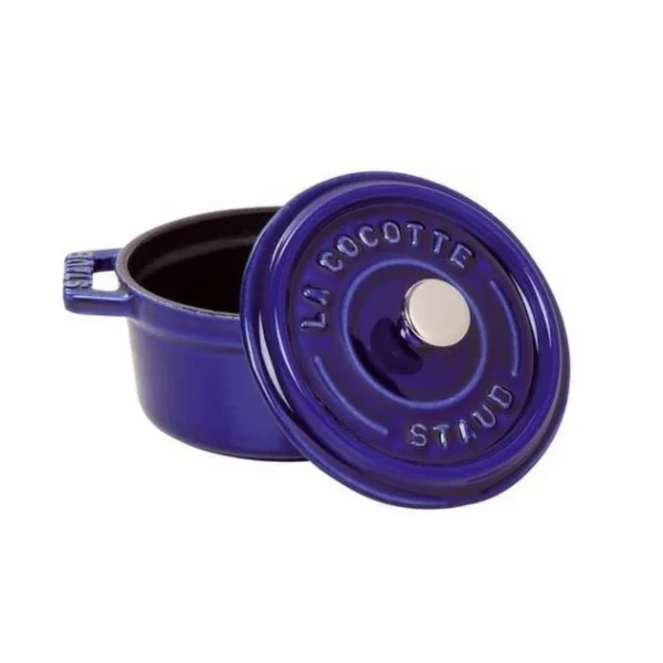 REMISE allant STAUB Cocotte Fonte Ronde 30 Cm Bleu Intense Majolique 8,35 L 3